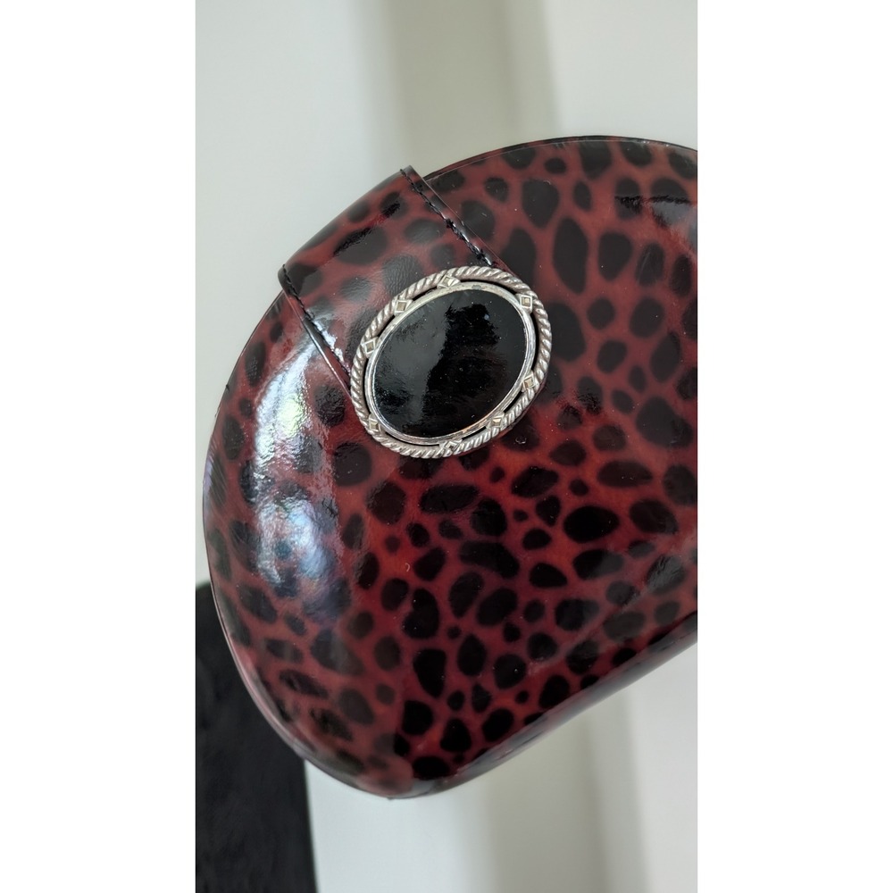Brighton Cheetah Print Clutch, with shoulder chain